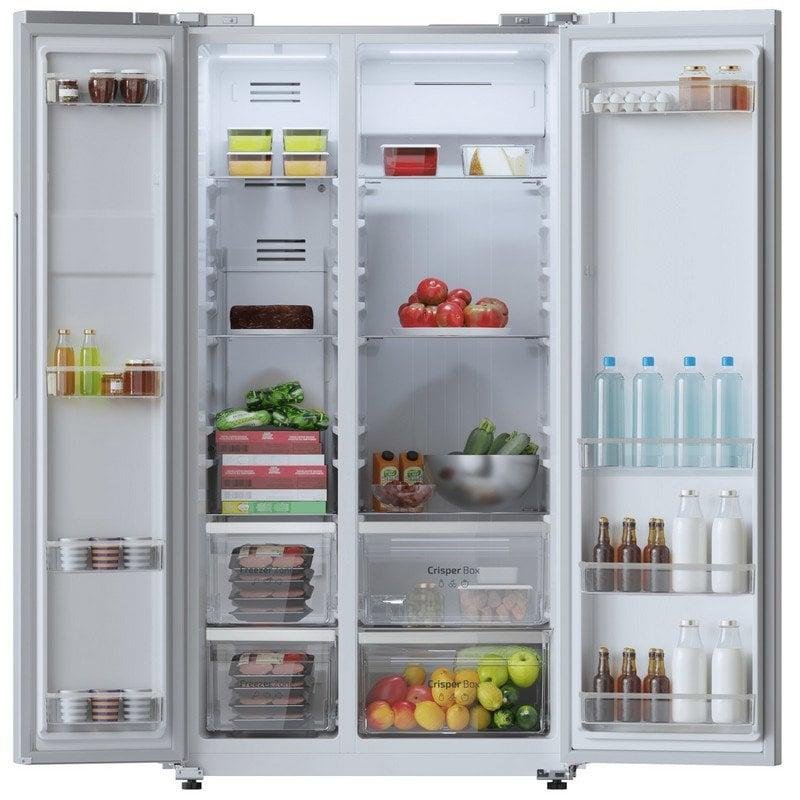 Detalle de Cecotec Bolero CoolMarket SBS 562 Inox E | Frigorífico Americano Side by Side en Acero Inoxidable