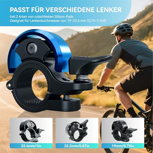 Thumbnail 6 de Greallthy Fahrradklingel 19–25,4 mm Lenker – laut, robust und vielseitig kompatibel