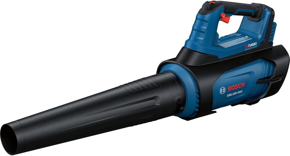 Detalle de Bosch GBL18V-450N 18V Cordless Leaf Blower, 450 CFM, Brushless