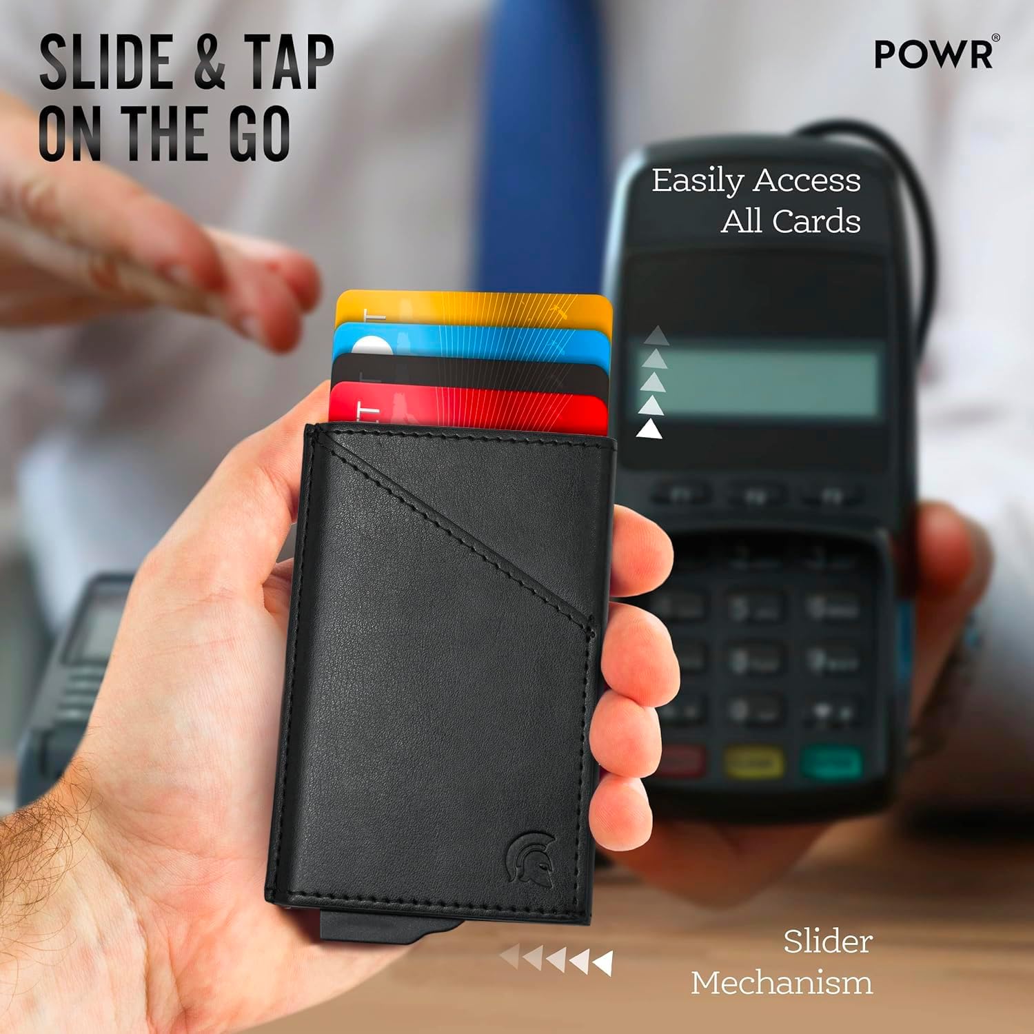 Detalle 2 de POWR Card Holder Wallet 9-card slim
