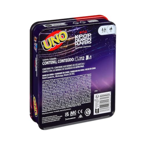Detalle 2 de Mattel Games UNO Netflix Kpop Demon Hunters — Édition Cartes Collector