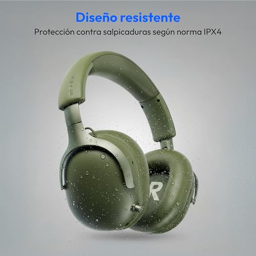 Thumbnail 4 de MEDION Auriculares Over Ear HX-1 Pure Bluetooth inalámbricos (hasta 100 h) verde