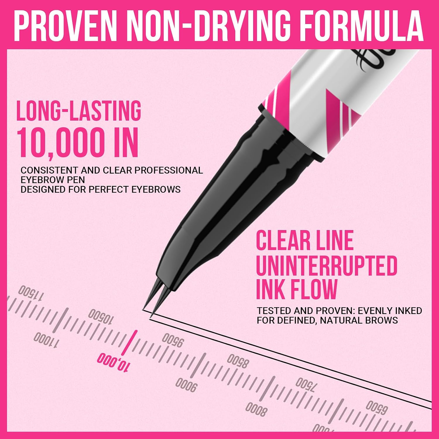 Detalle de iMethod Curved Eyebrow Pen (Dark Brown) — Dual-Ended microblading-style brow pencil for natural hair-like strokes
