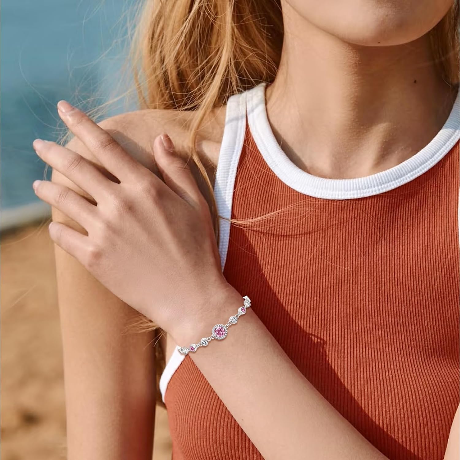 Thumbnail 4 de Loutade Infinity Armband Silber 12-25 cm