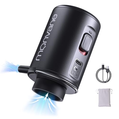 Detalle de MONVANE Bomba de Vacío Eléctrica Portátil para Bolsas de Ropa – Mini USB-C