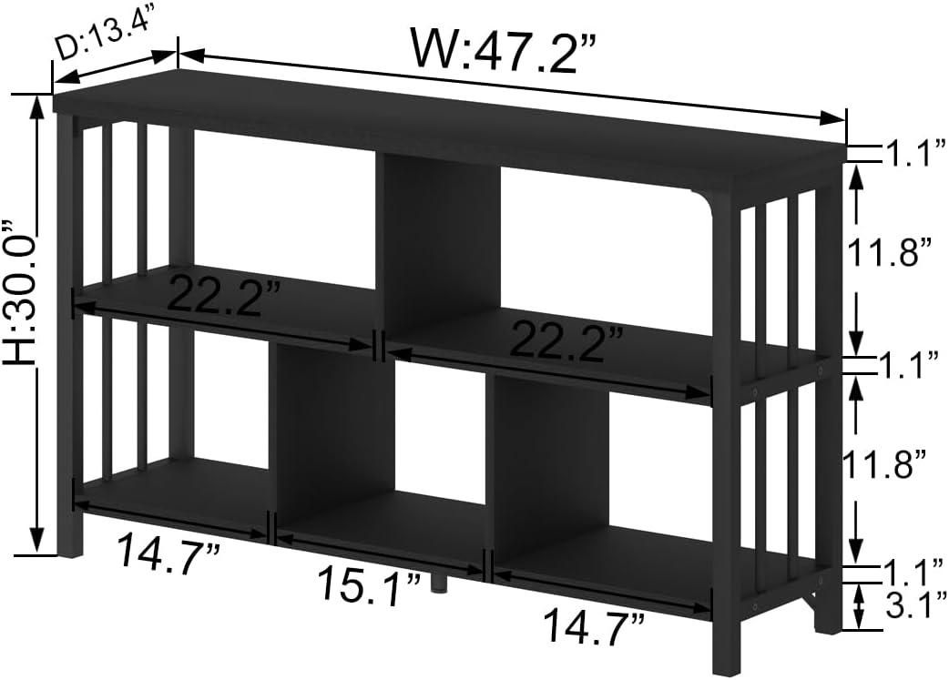 Thumbnail 1 de IBF Scaffale a cubo orizzontale industriale aperto con 5 scomparti in legno e metallo