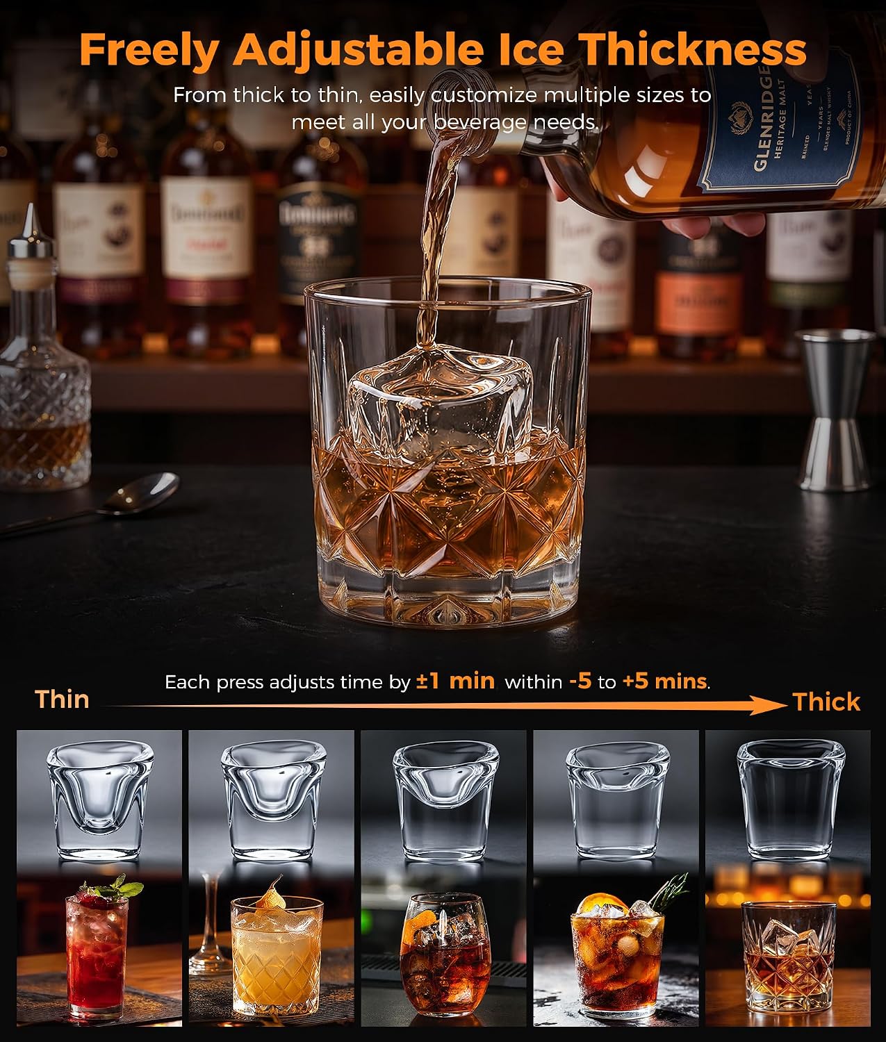 Thumbnail 3 de Oylus Ice Maker, 1.2-Inch Cubes