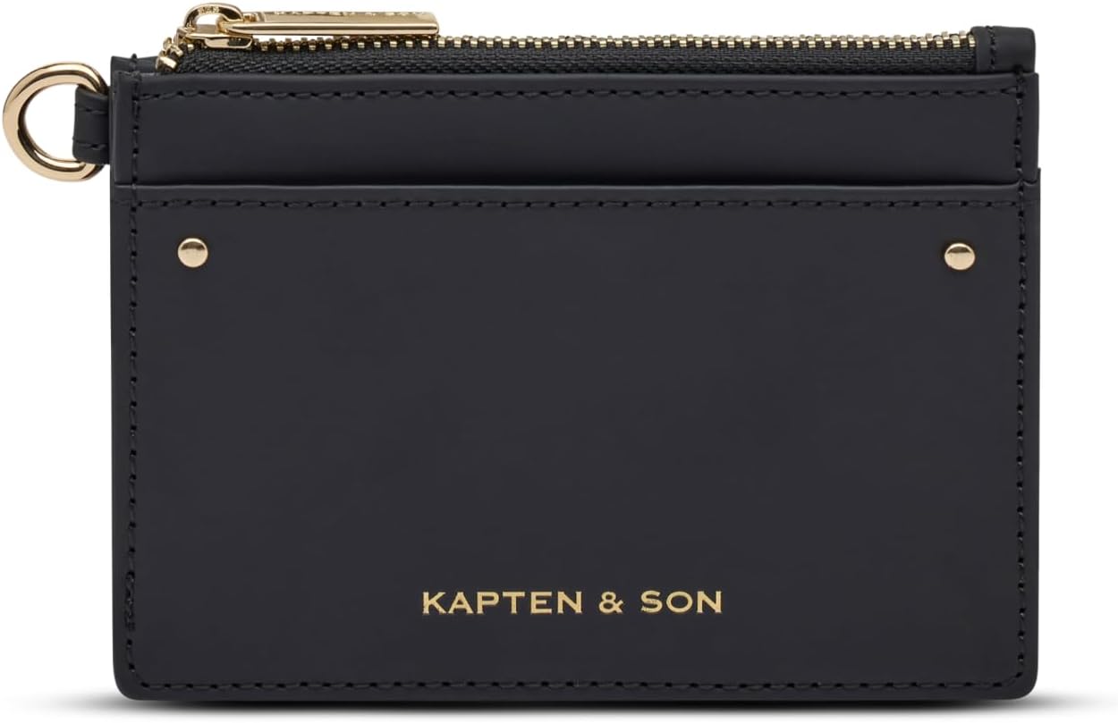 Kapten & Son portacarte Card Holder All Black nero: stile sobrio e funzionalità a portata di mano