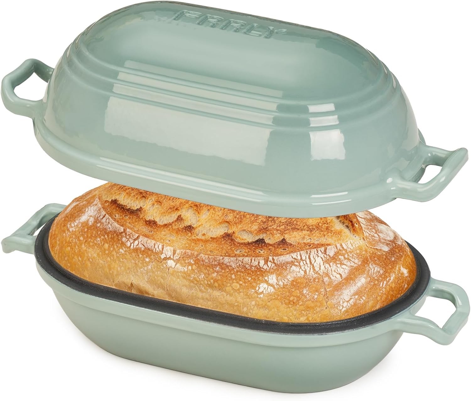 Detalle de FRRLY Enameled Cast Iron Dutch Oven 2.8 QT ๐ฒ