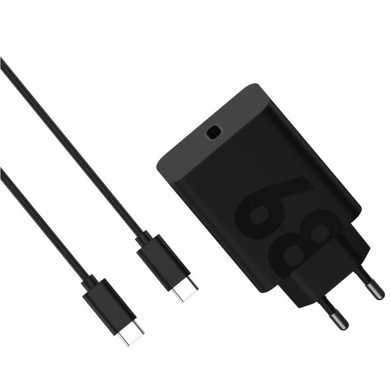 Detalle de Motorola TurboPower 68W cargador de pared negro 🔌