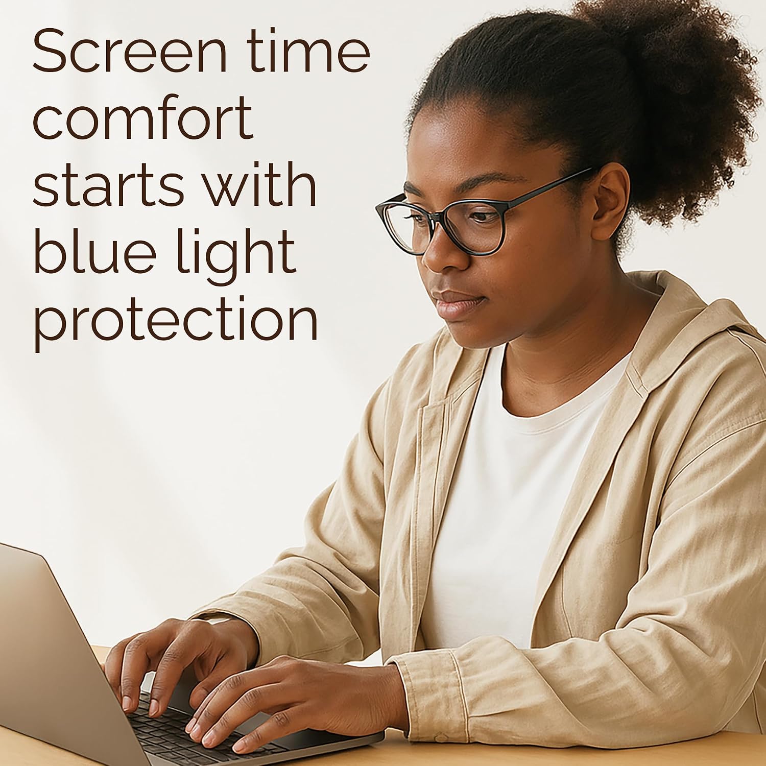 Detalle 2 de IBOANN YH168 Blue Light Blocking Glasses, 3-Pack Round Frames with UV400