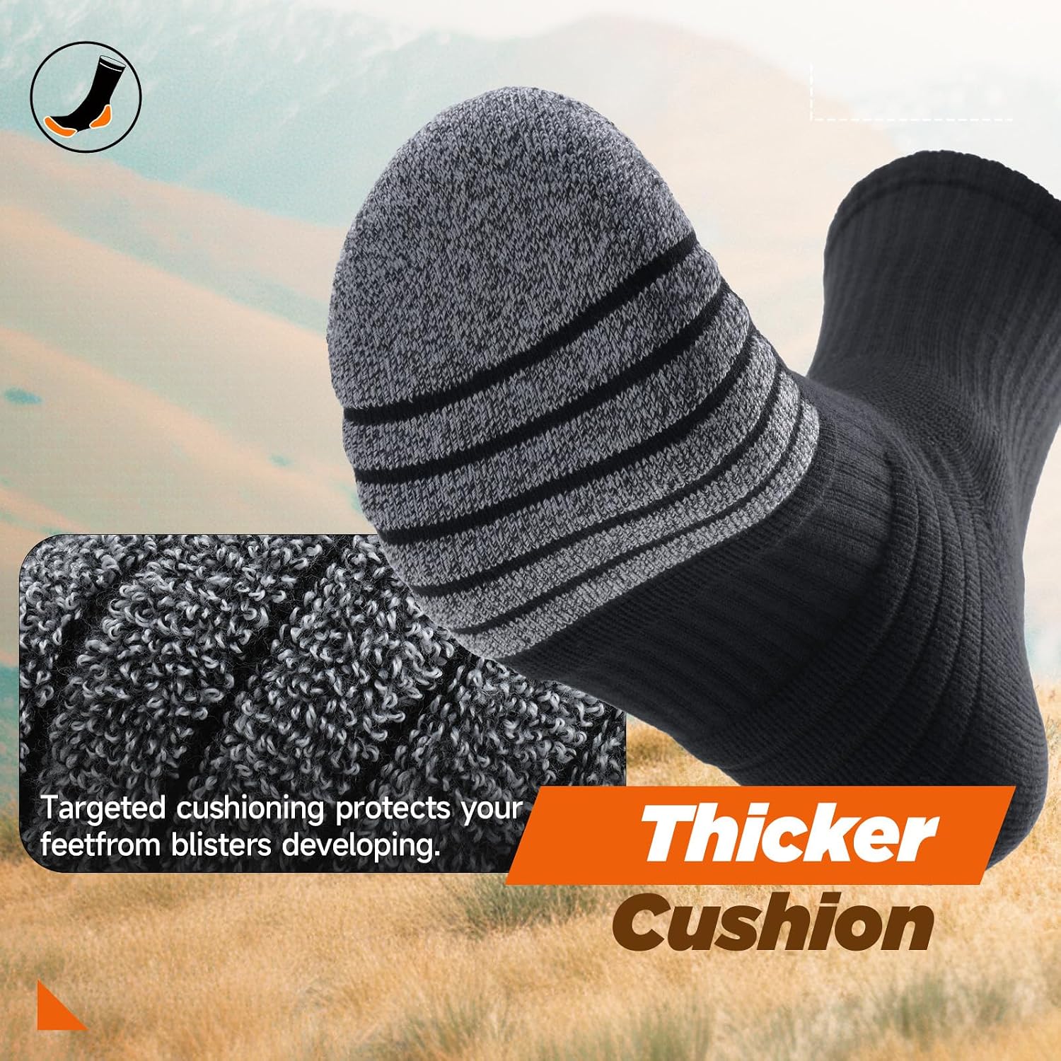 Thumbnail 3 de PULlOU hiking socks 35–38 47–50