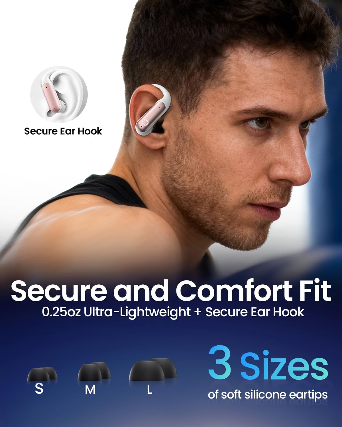 Thumbnail 1 de LEEMC Wireless Earbuds with Touchscreen ANC