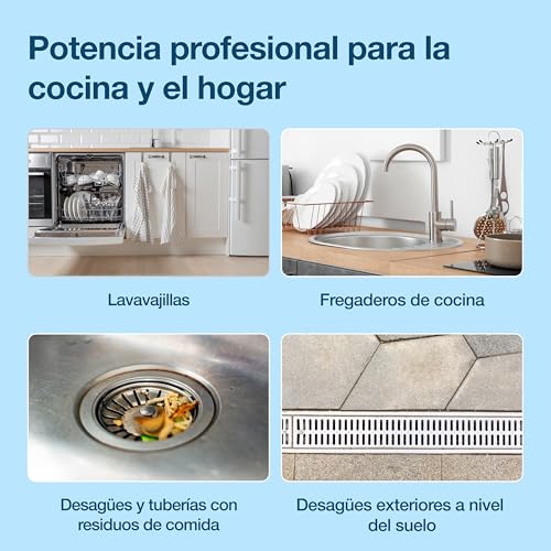 Detalle 1 de HG Desatascador de Cañerías 1 L