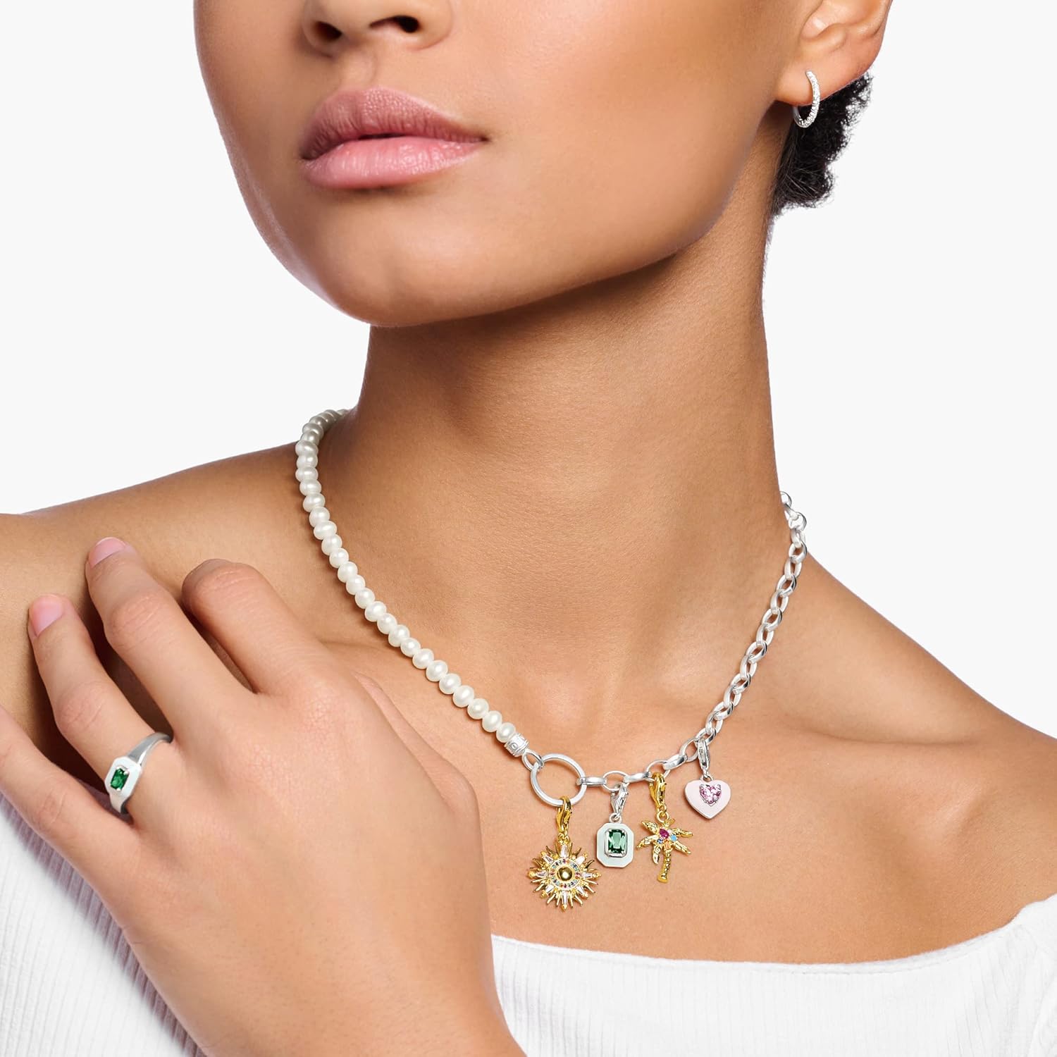 Thumbnail 2 de THOMAS SABO Charm-Anhänger bunte Sonne