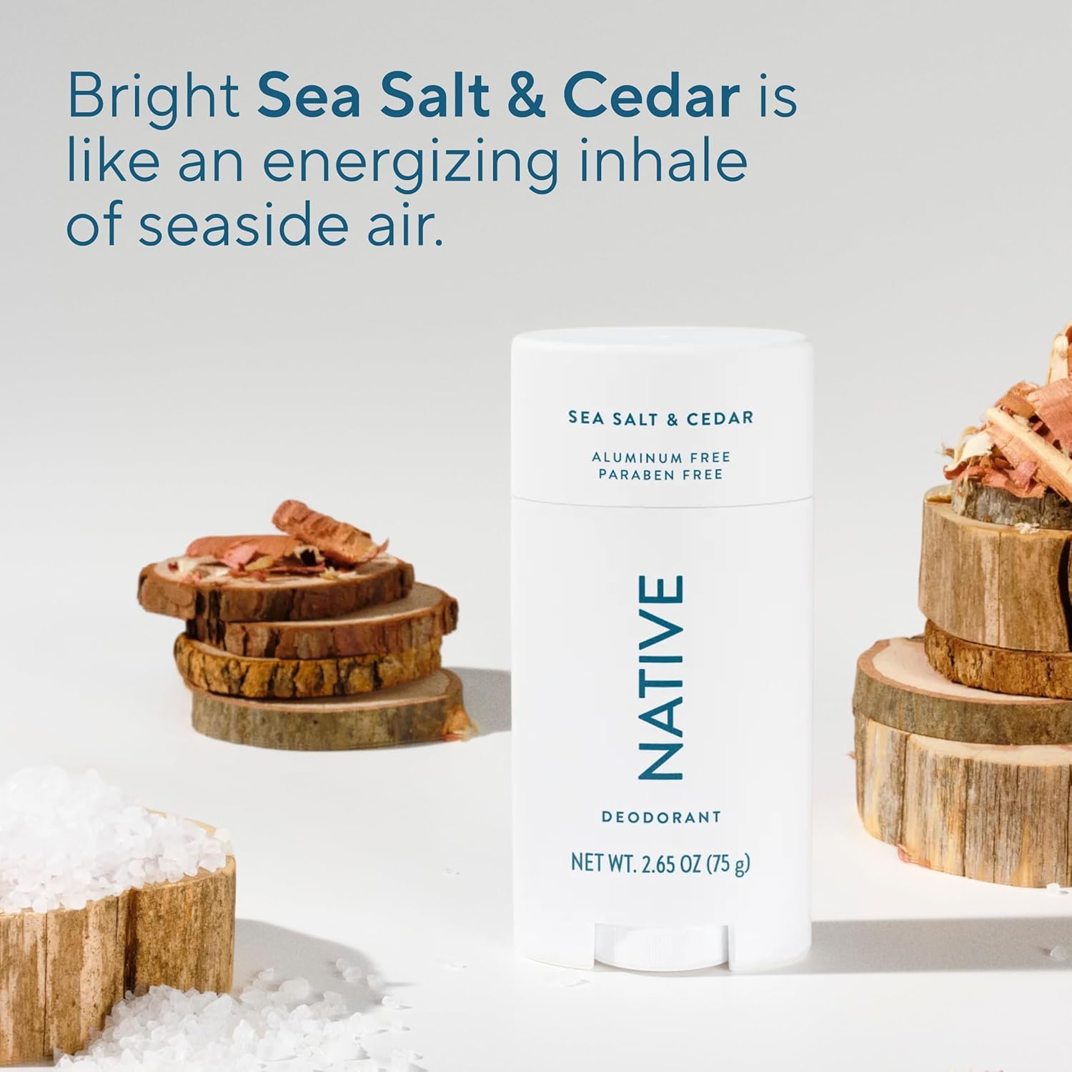 Thumbnail 3 de Native Sea Salt & Cedar Deodorant Twin Pack 2 x 2.3 oz
