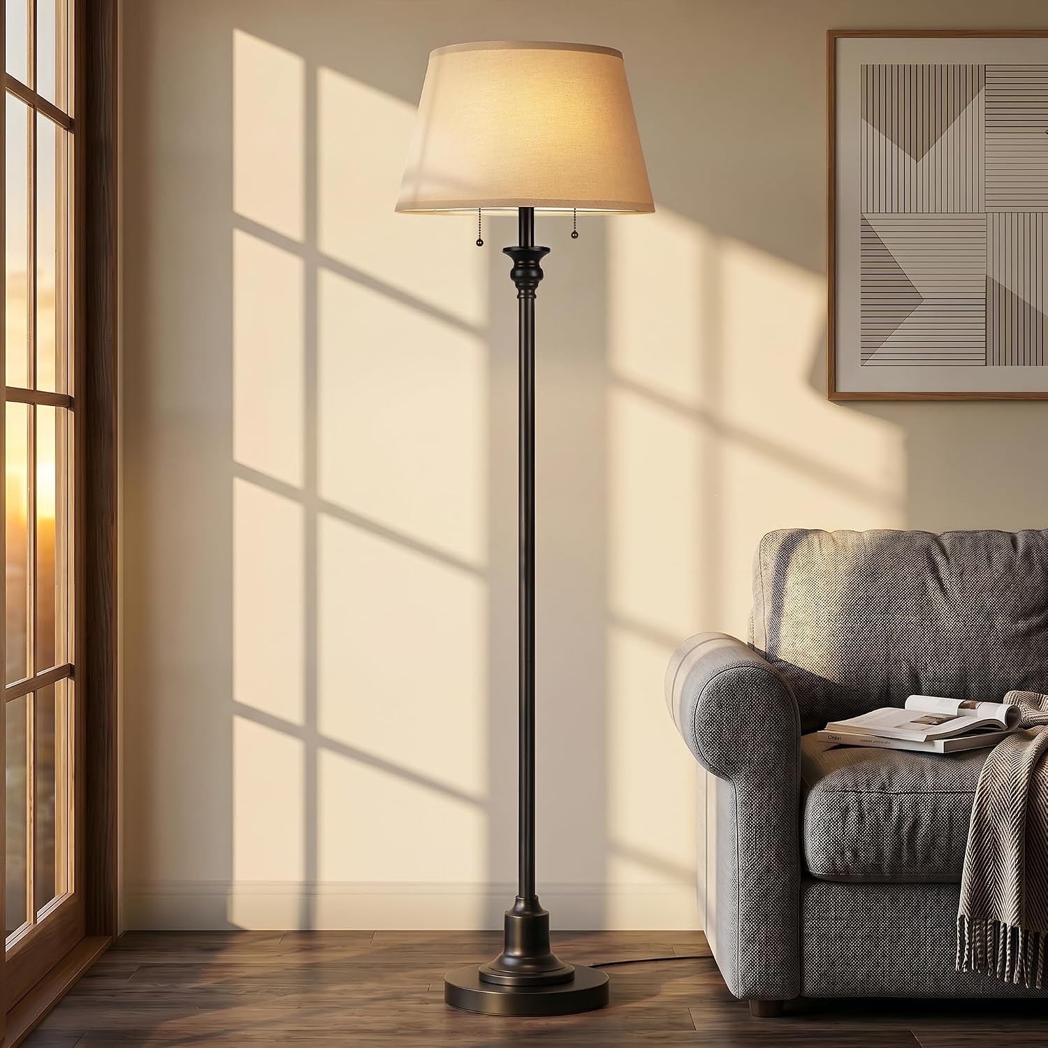 Detalle de PARTPHONER Floor Lamp 66.5-Inch