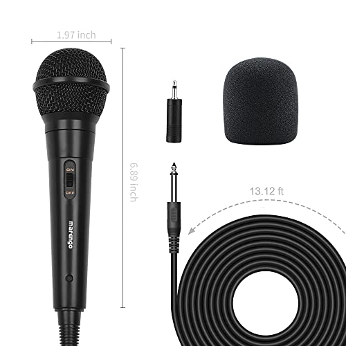 Thumbnail 4 de Marengo Handheld Wired Cardioid Dynamic Microphone with 13ft Cable and On/Off Switch
