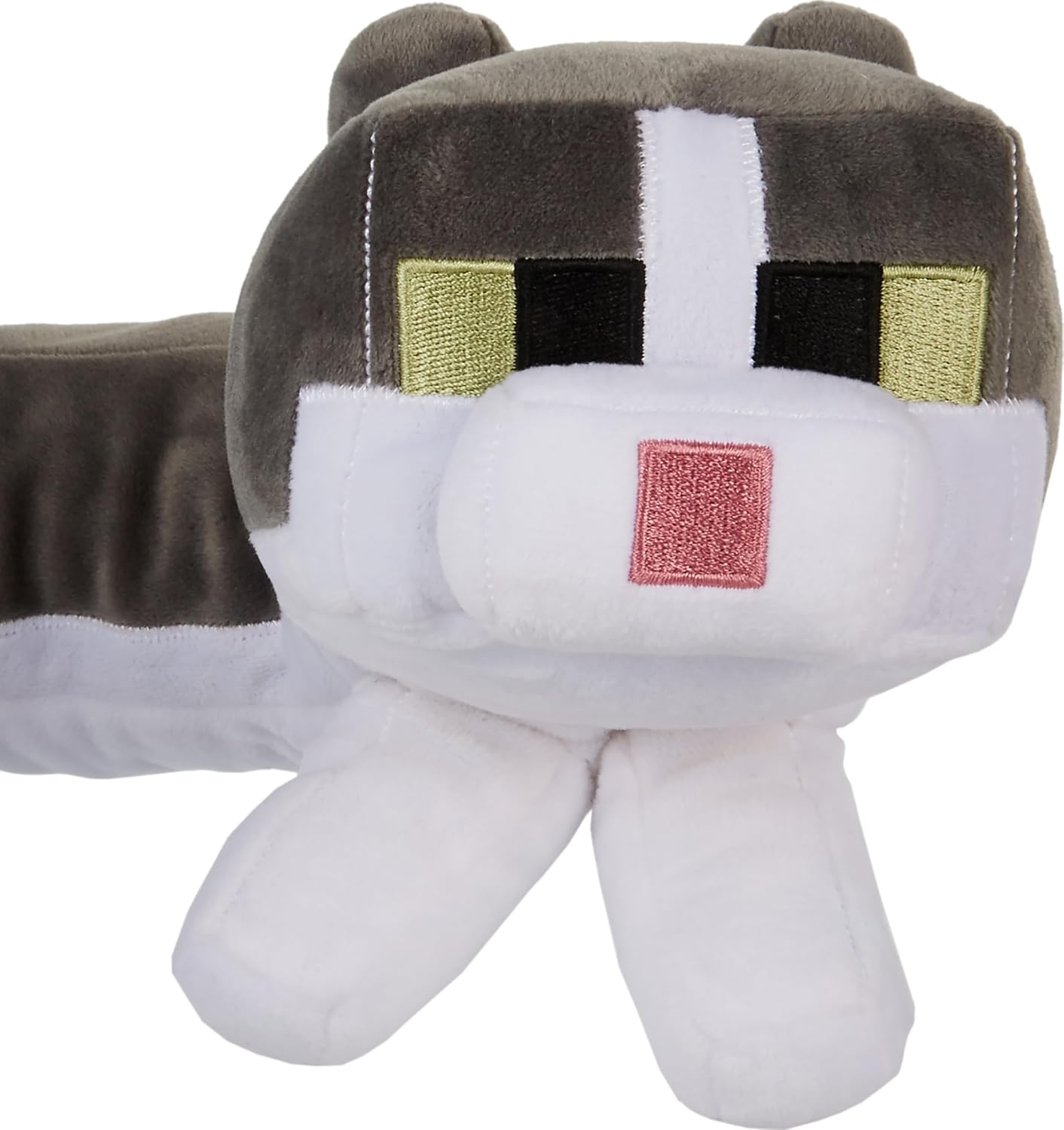 Detalle 2 de Mattel Minecraft Purring Neck Pillow Cat Plush