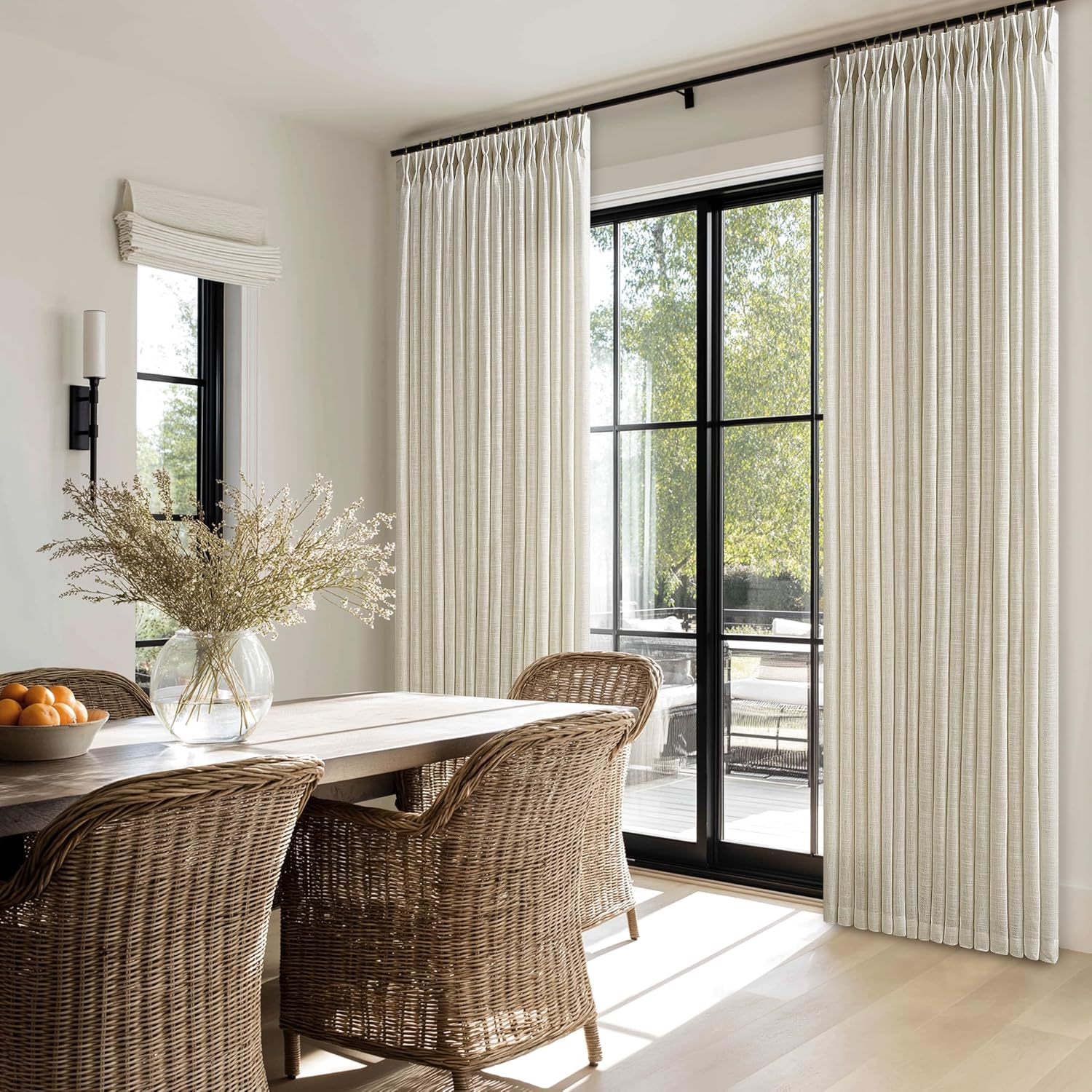 Thumbnail 6 de Sand Beige Linen Curtains 102 in 🪟