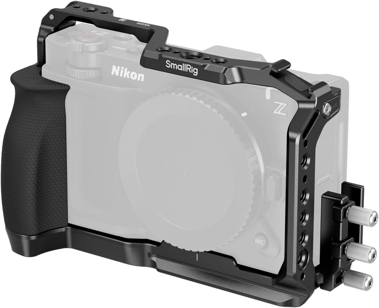 Detalle de SmallRig Gabbia per Nikon ZR con piastra Arca