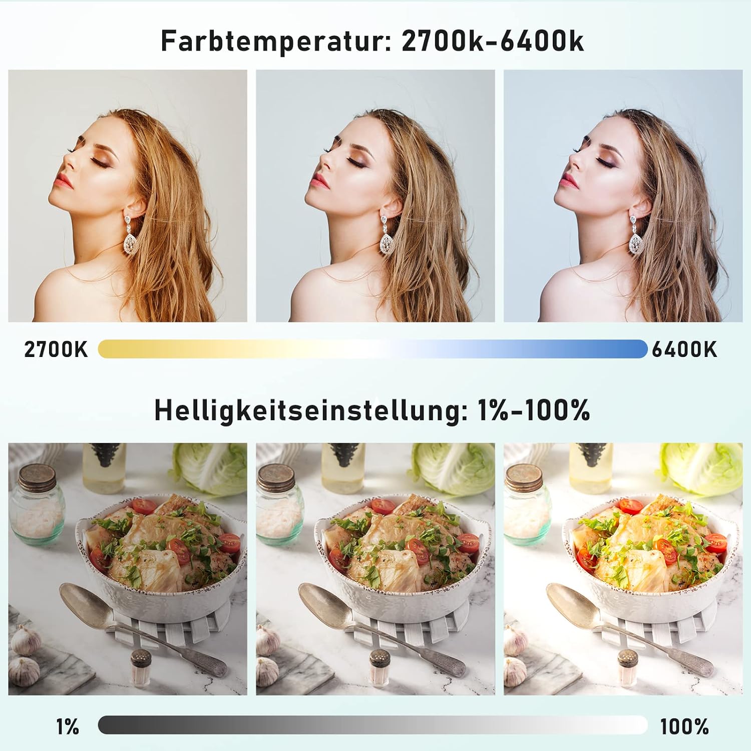 Thumbnail 2 de FGen 85W LED Softbox Lighting Kit with Remote – 2700–6400K, 2x Remotes, 2m Stands