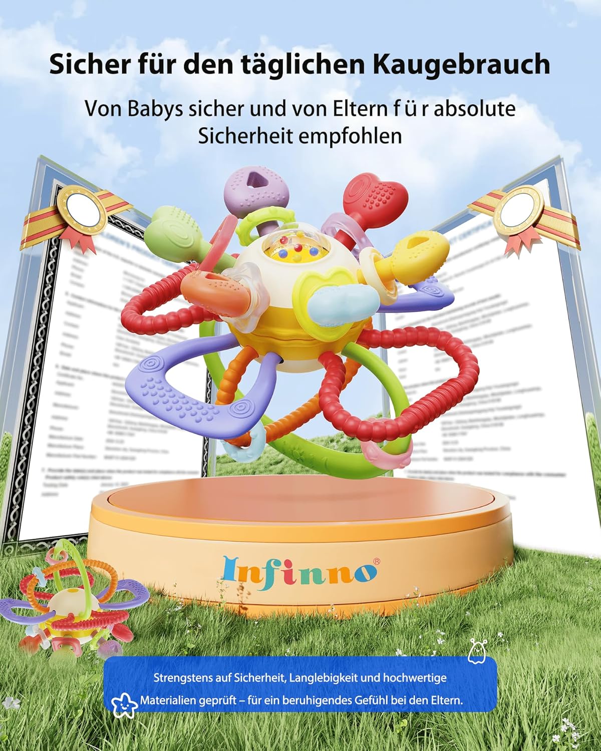 Thumbnail 4 de Infinno Baby Greifball & Rassel
