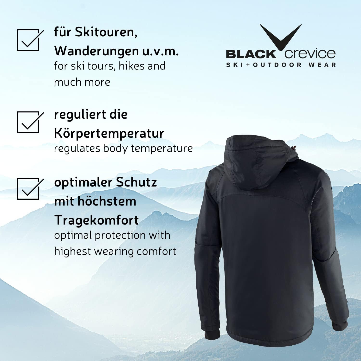 Thumbnail 5 de Black Crevice Veste de ski Homme 5000 mm