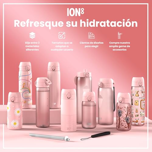 Thumbnail 6 de ion8 Botella de Agua para Niños 350 ml: a prueba de fugas, fácil de abrir y con diseño unicornio