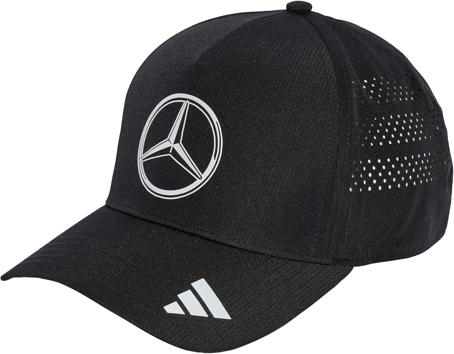 Detalle de adidas unisex Mercedes-AMG Petronas Formula One Team mechanics Climacool trucker cap