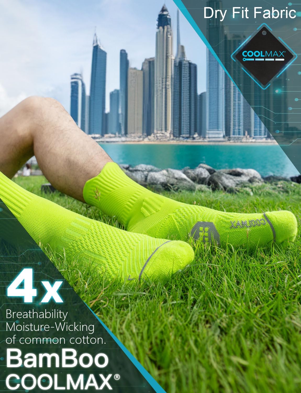 Detalle 2 de Juclise Compression Crew Socks