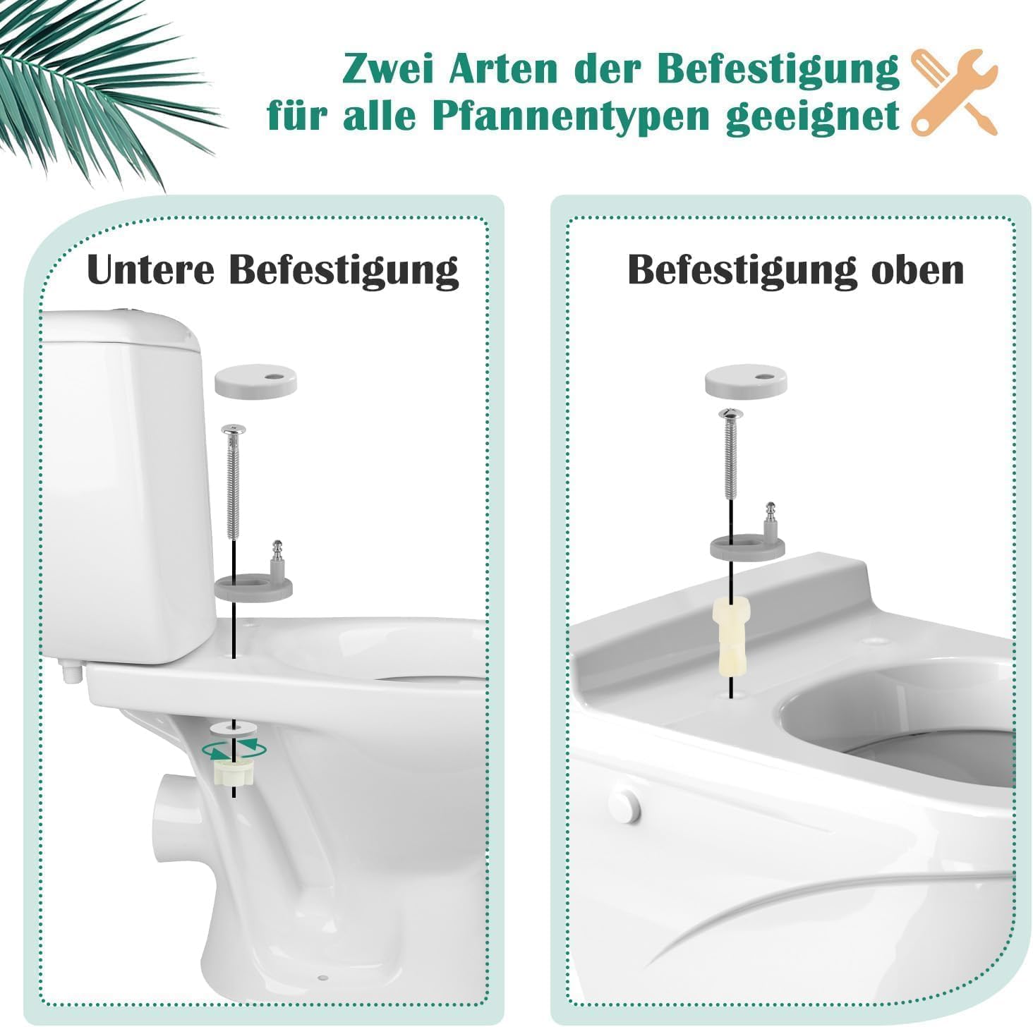 Thumbnail 5 de STOREMIC Toilet Seat Soft Close D Shape