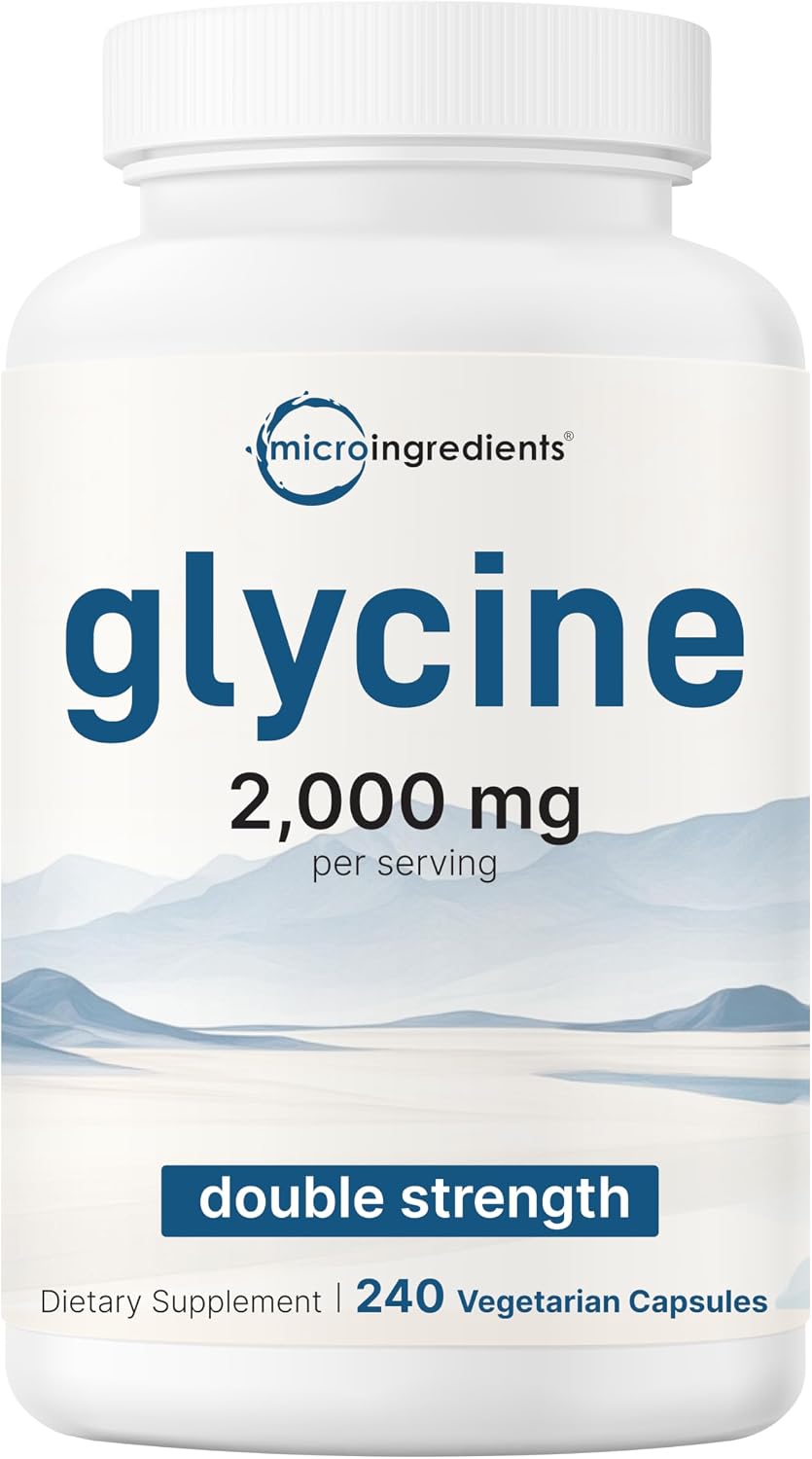 Detalle de Micro Ingredients Glycine Capsules 240 Count