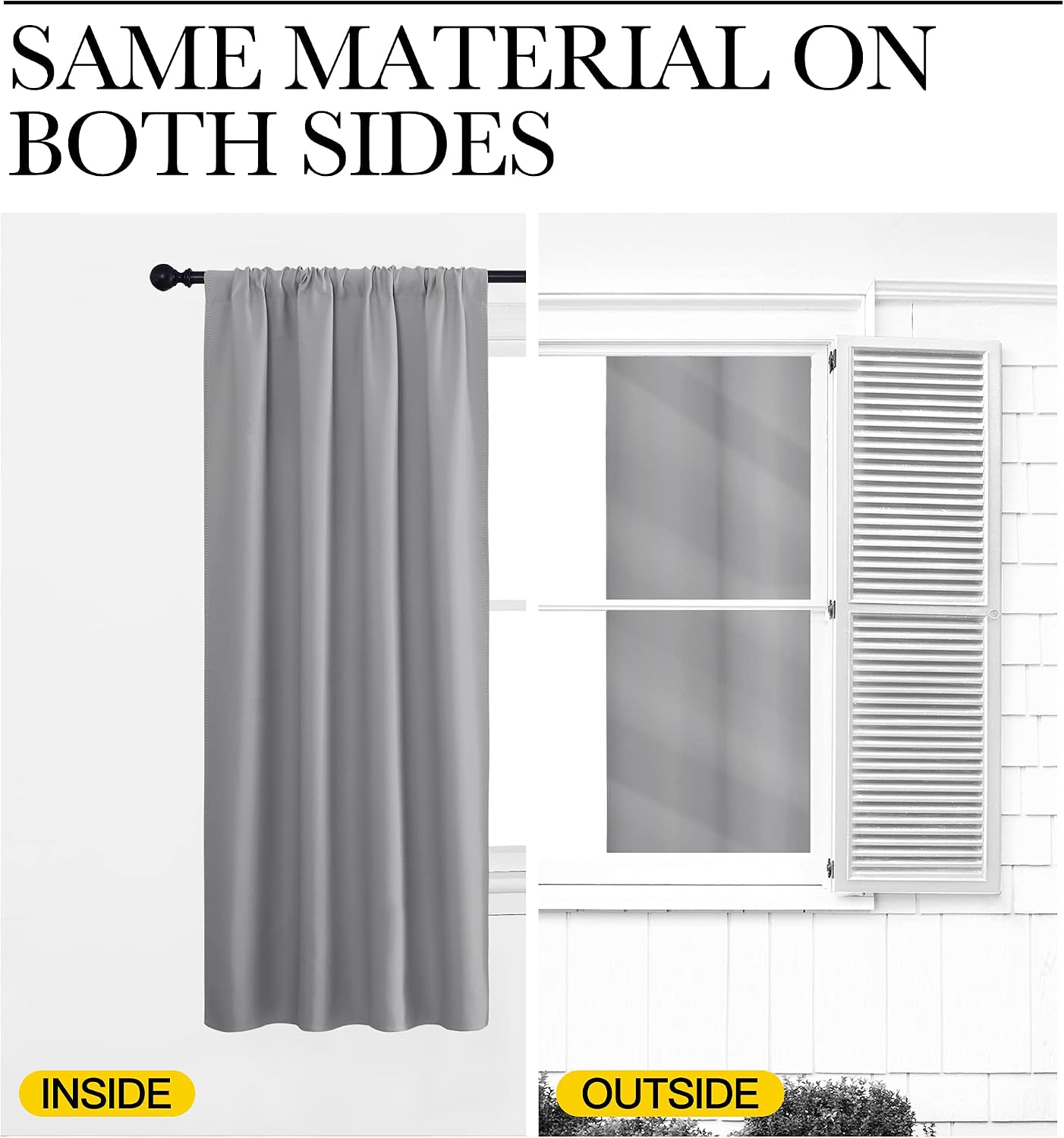 Thumbnail 5 de NICETOWN Blackout Curtain Panels, 84-Inch