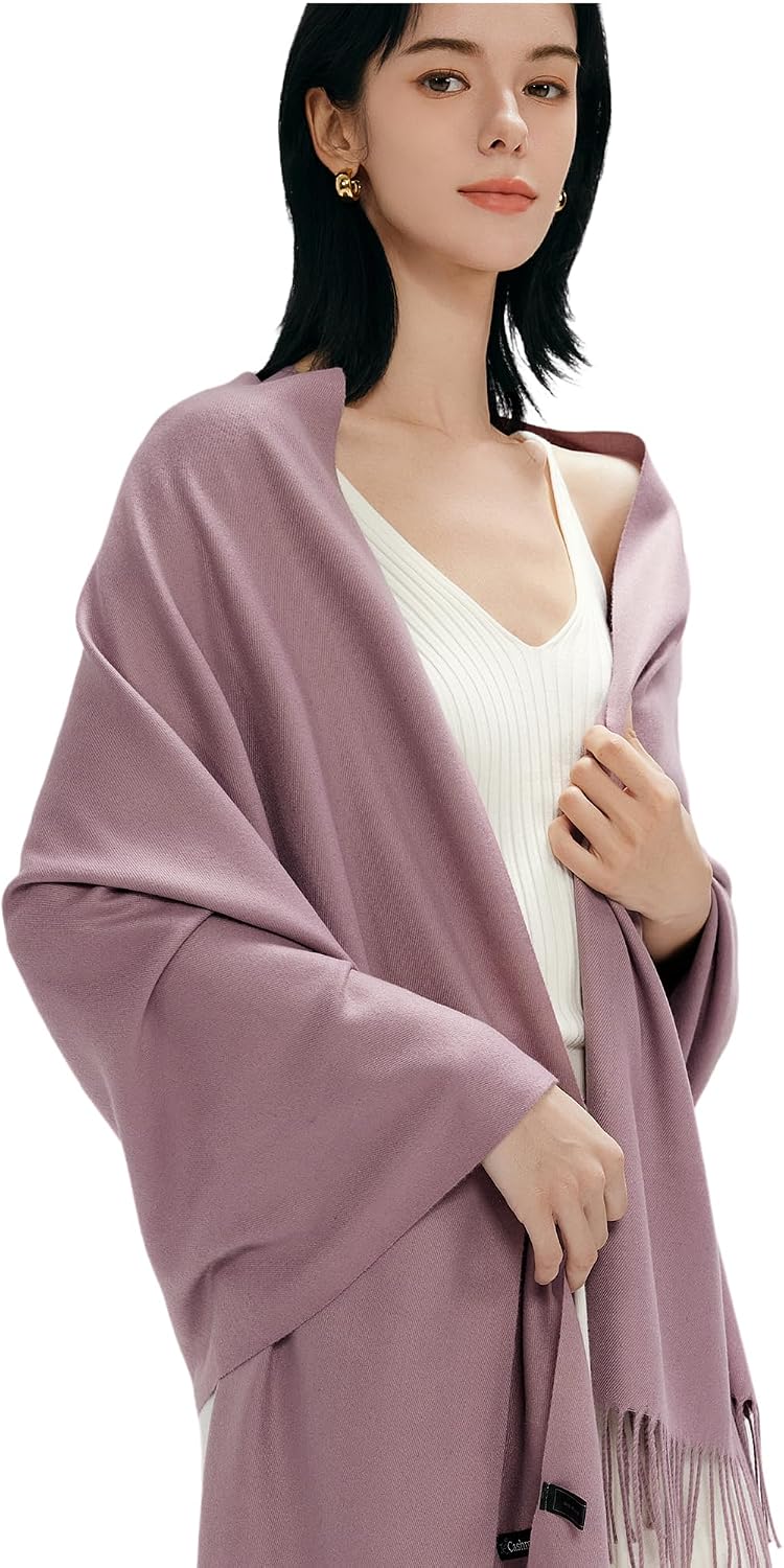 Detalle 2 de MaaMgic Pashmina Schal Damen, 20+ Farben 🧣