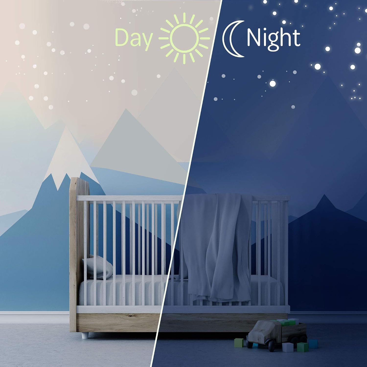 Detalle de Paraboo Glow-in-the-dark Leuchtfolie 3er Set