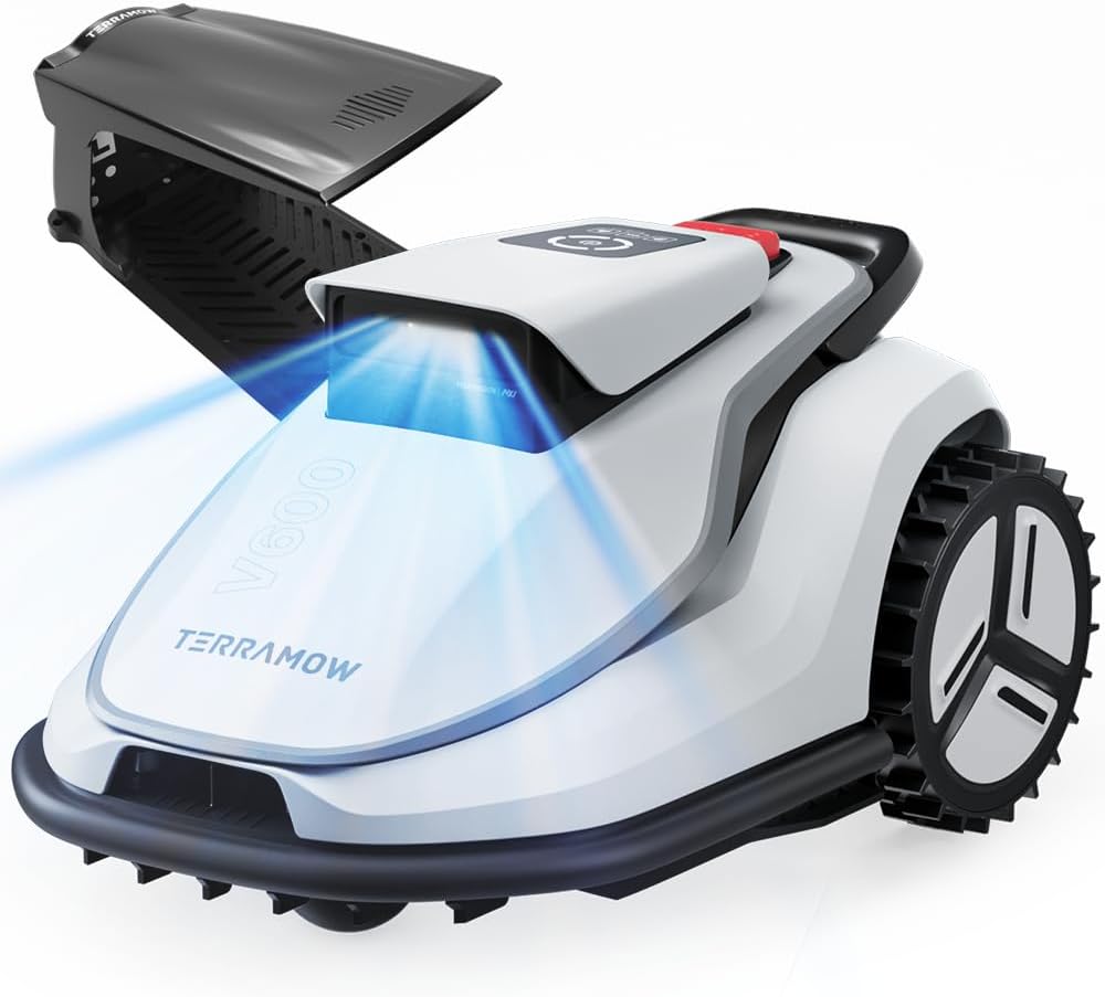 TerraMow V600 Mähroboter – kabellos, KI-Vision-Navigation, bis 600 m²