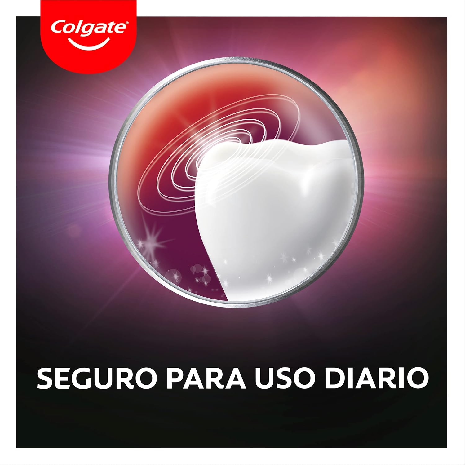 Detalle 2 de Colgate Max White Ultra Active Foam Zahnpasta 2x75 ml – Weißere Zähne in 3 Tagen (Kollektion)