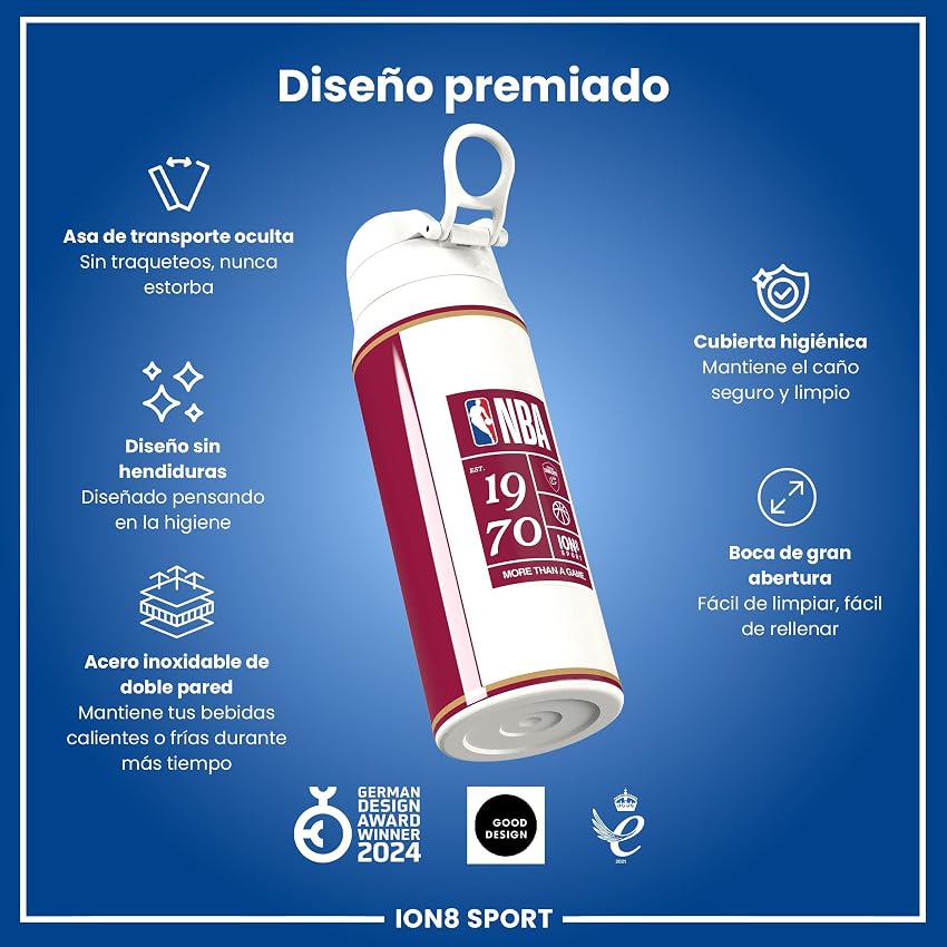 Thumbnail 5 de ion8 NBA Cleveland Cavaliers Botella térmica 750 ml 🚰