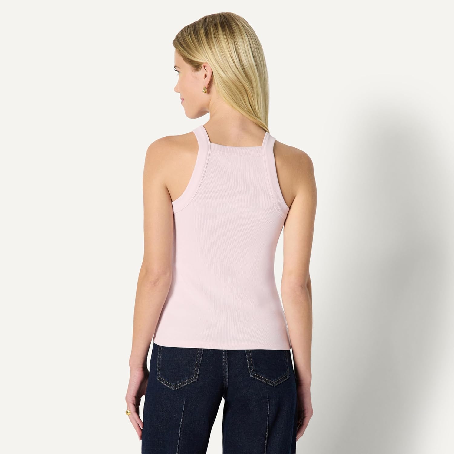 Thumbnail 1 de Amazon Essentials Damen Slim-Fit-T-Shirt mit hohem Kragen und elastischem Rippstrick