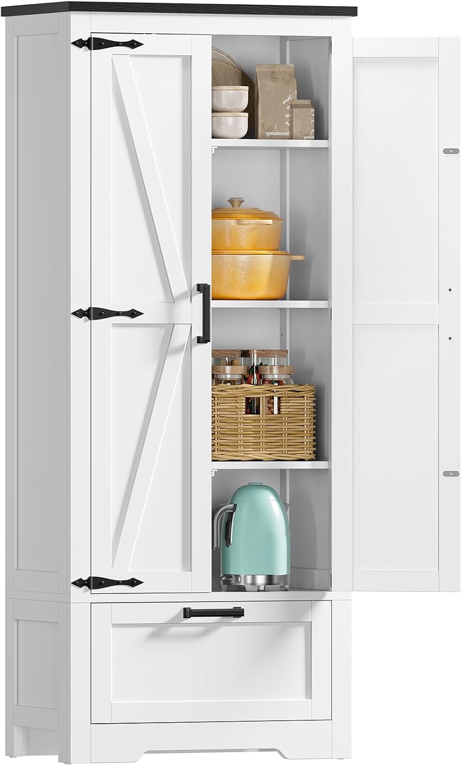Detalle de TEENFON Storage Cabinet, 66.1-inch