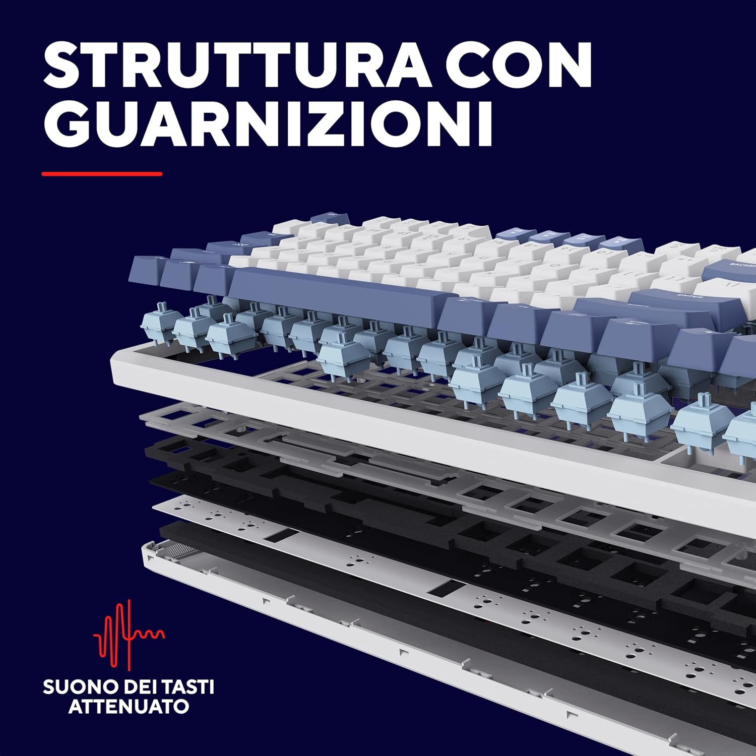 Thumbnail 3 de GXTrust Xyra Tastiera meccanica 60M ⌨️