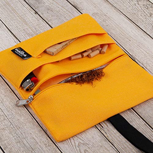 Detalle 2 de Pochette à tabac hydrofuge 30/50 g - La Industrie Handmade (Citron)