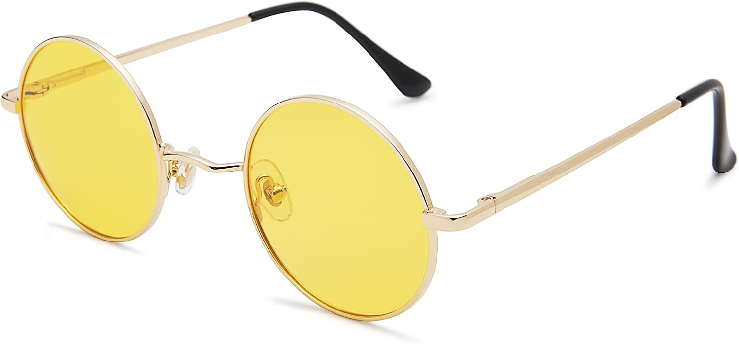 Detalle de Pro Acme Retro Kleine Runde Polarisierte Sonnenbrille – Unisex