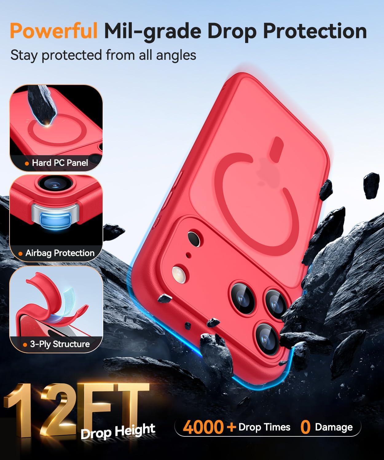 Thumbnail 6 de CANSHN Magnetic iPhone 17 Pro Max Case 6.9