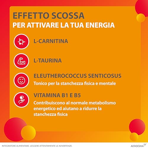 Detalle de Carnidyn Boost: integratore energetico senza caffeina, personalità pratica per una spinta rapida