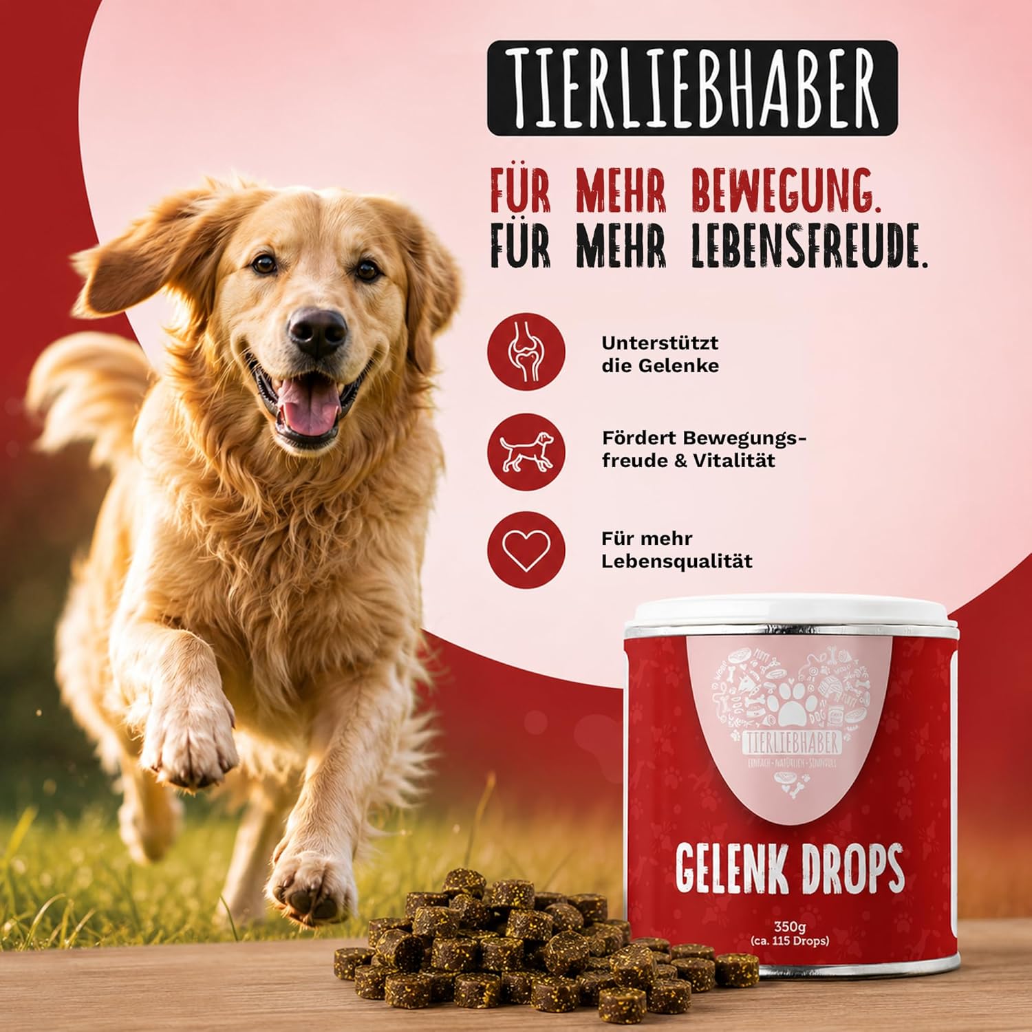Detalle 2 de TIERLIEBHABER Gelenk Drops 1 Packung