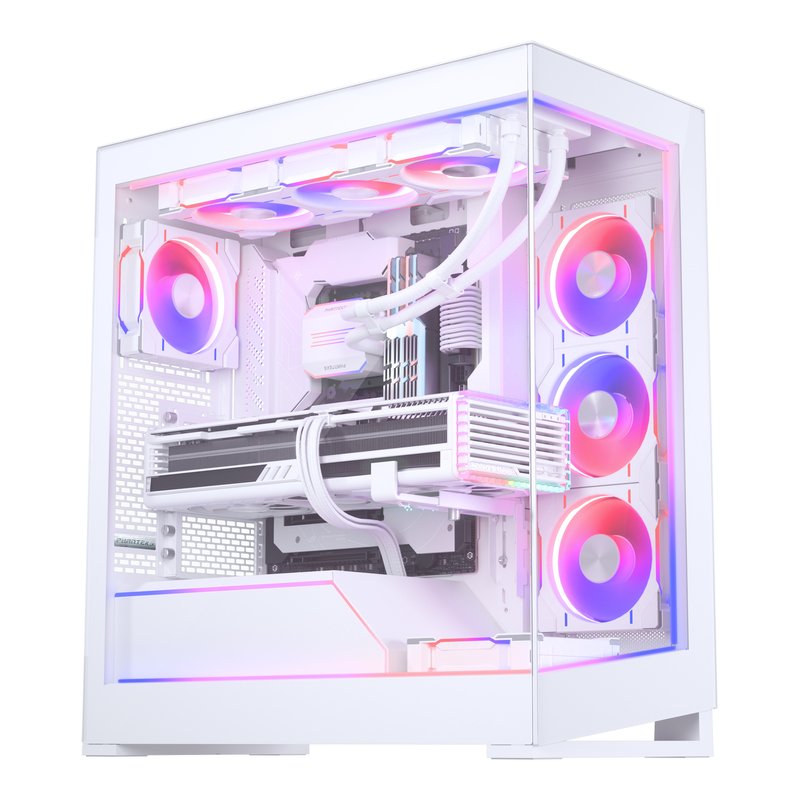 Detalle de Phanteks NV5 Premium LED Kit 3x Módulos D-ARGB para Caja NV5 Blanca