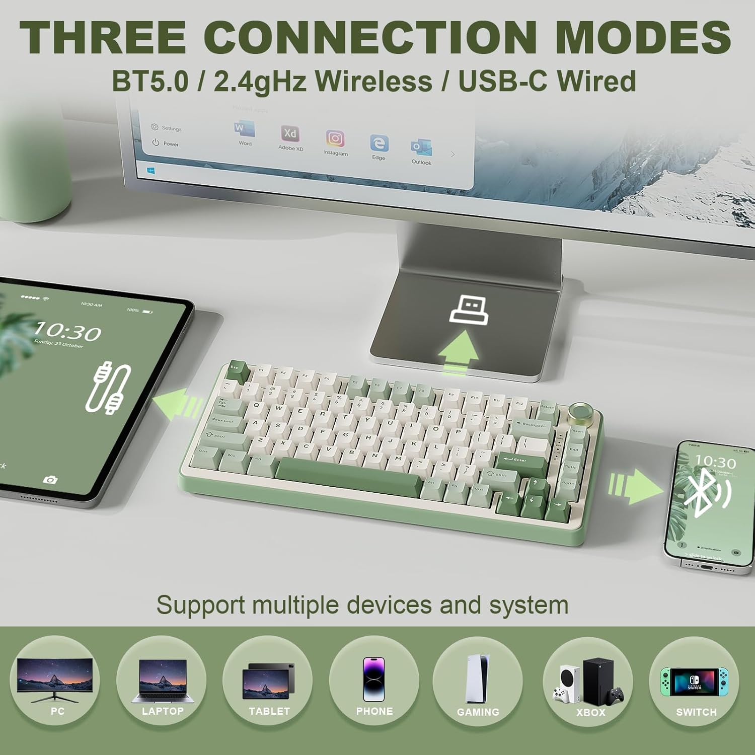 Thumbnail 2 de YUNZII B75 PRO mechanical keyboard 4000 mAh ⌨