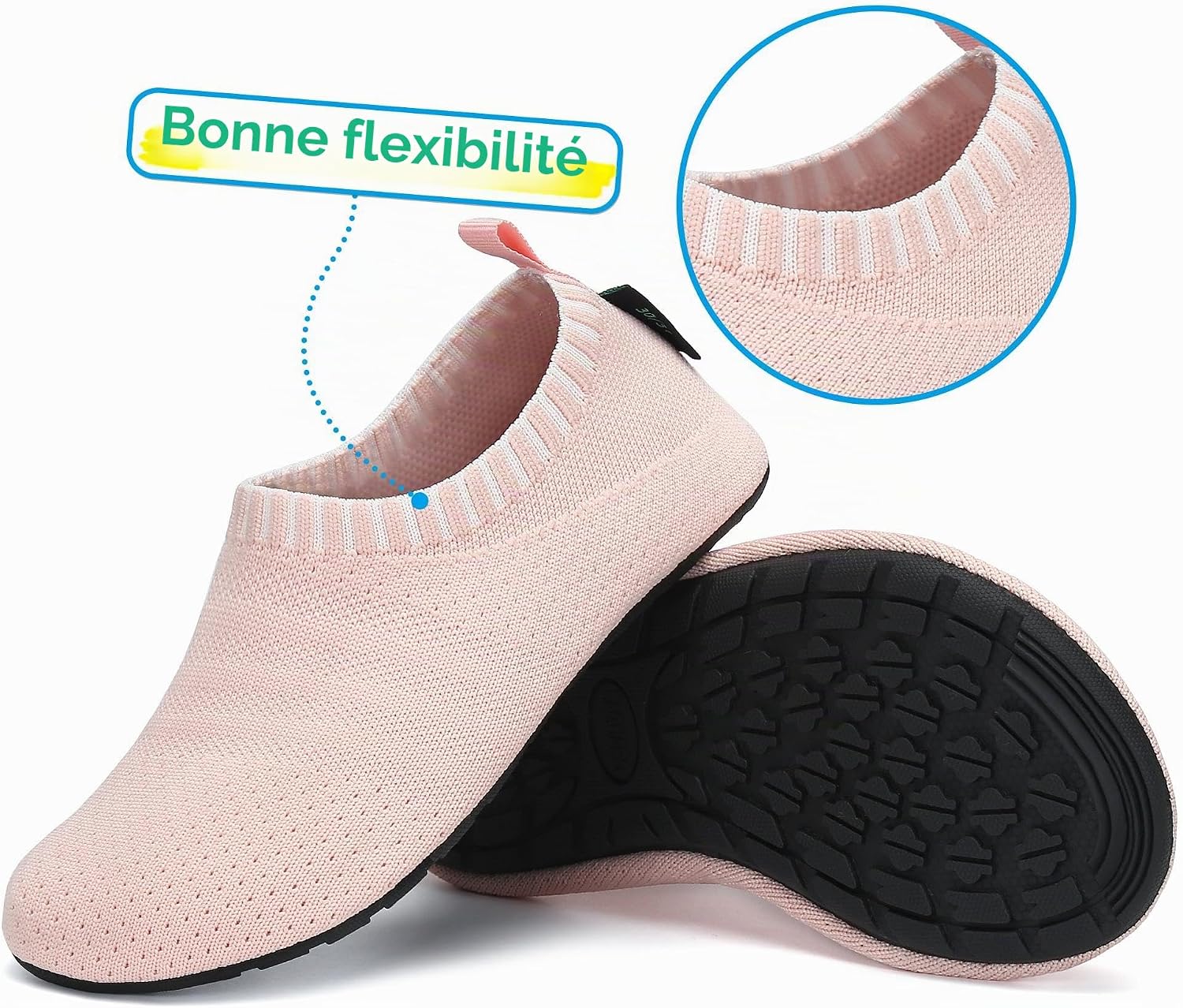 Detalle de SAGUARO Chaussures Aquatiques pour Enfant — Légères, respirantes et faciles à enfiler